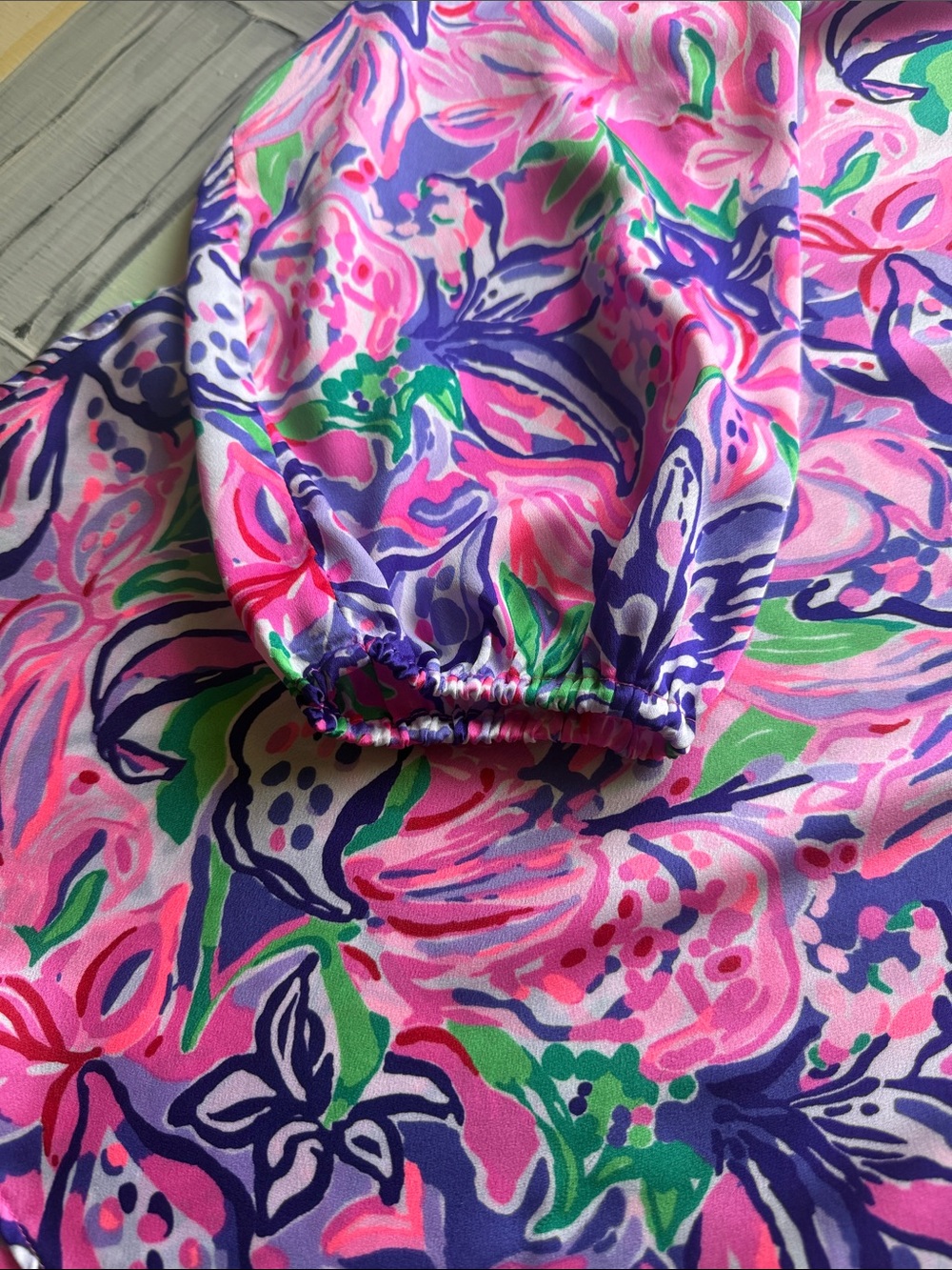 Lilly Pulitzer blouse size XL - Picture 4 of 8